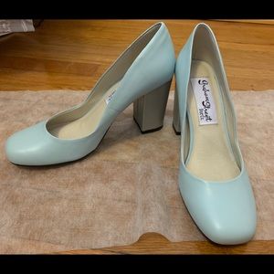 Bundle 3 for $30 graham Street ModCloth “Lorena” blue/silver heels 7.5